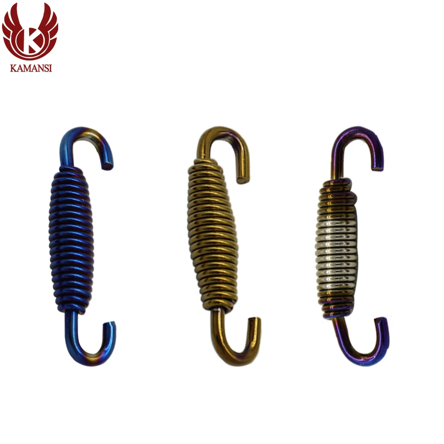KMS 6pcs Hooks Modified motorcycle Yoshimura Accessories Stainless Steel Spring Hook Motorcycle Exhaust Pipe Muffler Springs |