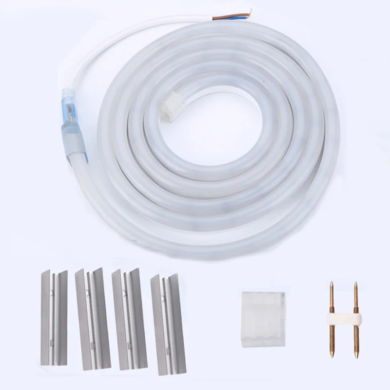 12v светодиодный неон полосы светильник гибкий водонепроницаемый ip68 2835 smd 120led белый теплый белого и желтого цвета красный цвет зеленый, синий RGB светло-голубой