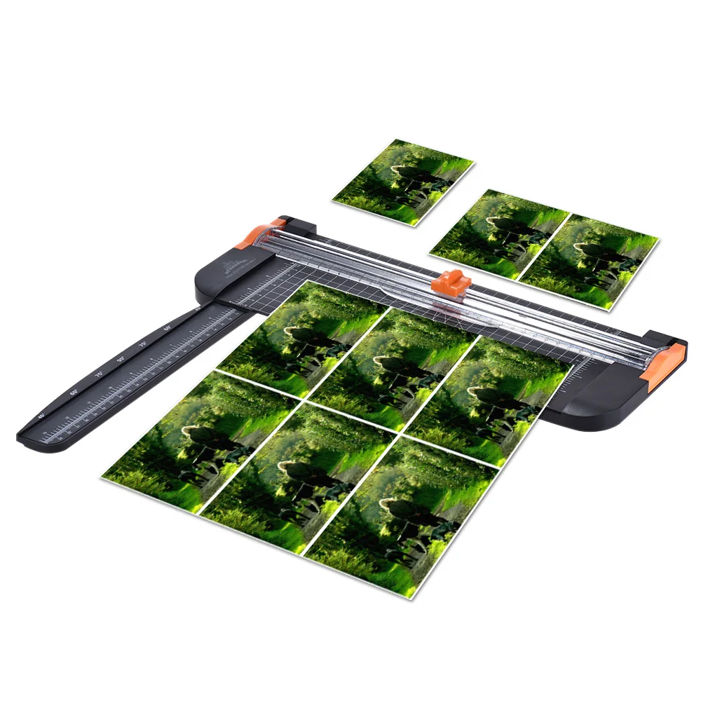 Портативный триммер для бумаги A4 резак гильотина с выдвижной линейкой бумажные триммеры для фото офисных бумажных этикеток резка A5 A6 A7