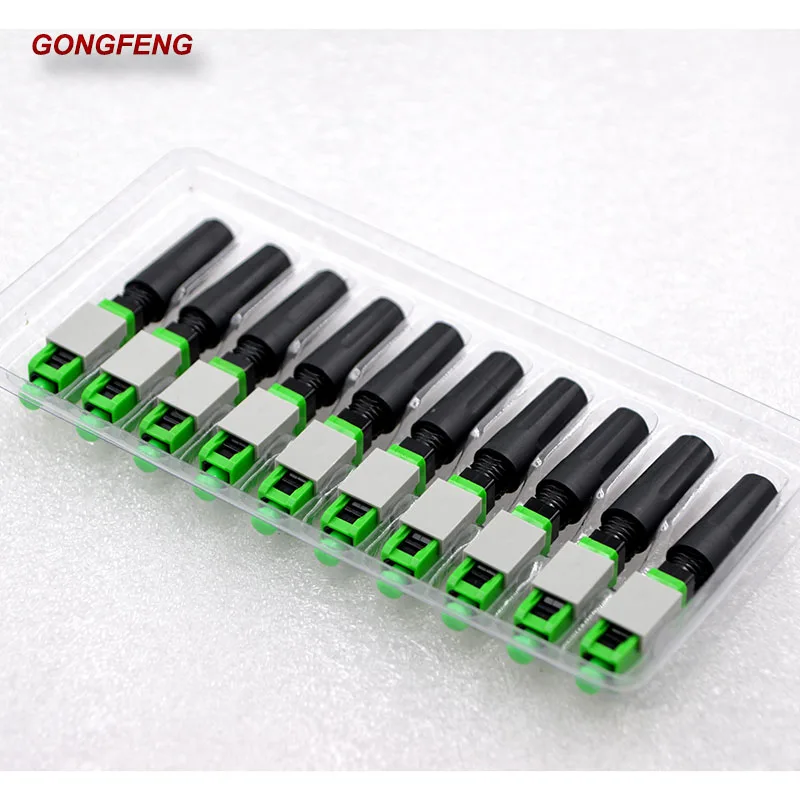 GONGFENG 100 шт. новый хит продаж SC/PC/APC оптический Волоконно Быстрый Соединитель