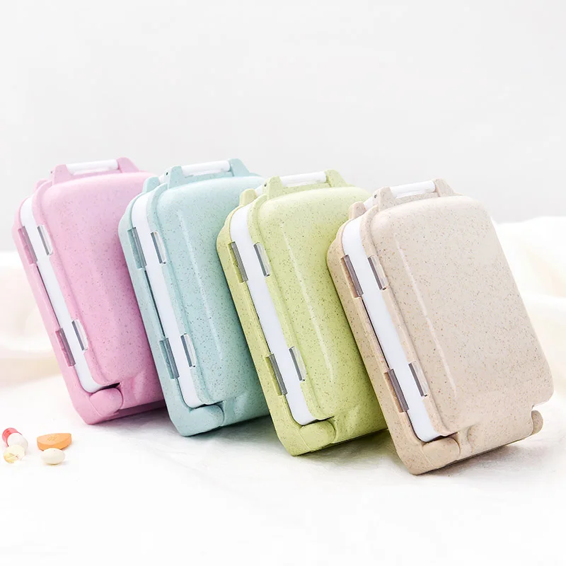 

Travel Portable 7 Grid Pill Medicine Seal Storage Box Jewelry Earrings Cases Home Organizer Container Accessories Supplies