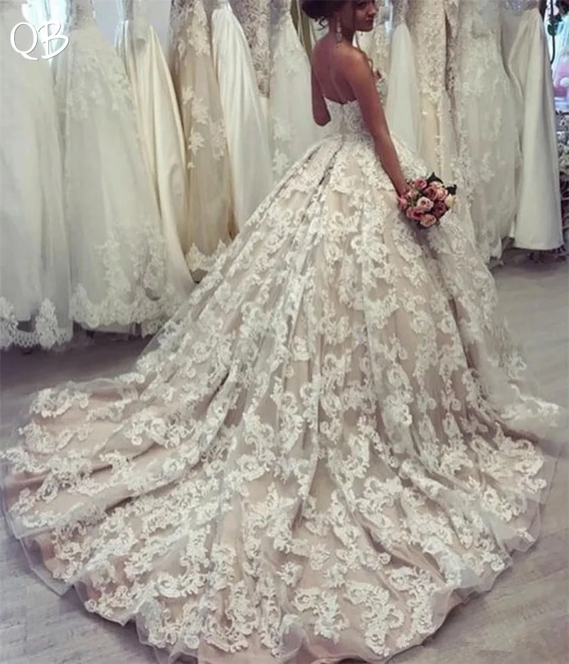 Свадебные платья на заказ 2019 бальное платье из пышного тюля с кружевной