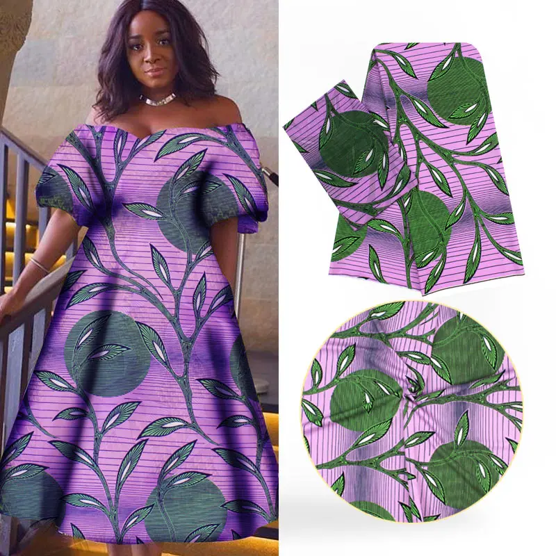 Новейшая африканская восковая Цифровая печатная 2 типа шелковая ткань