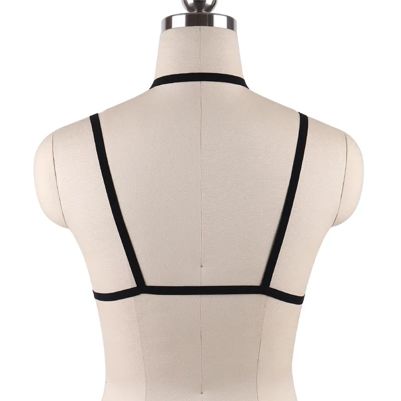 Sexy Ladies Women Body Harness Bra Fetish Chest Bondage Lingerie Erotic Cage Gothic Garter Belt Suspenders | Женская одежда