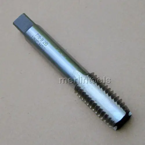 

7/8" - 9 HSS Right hand Thread Tap