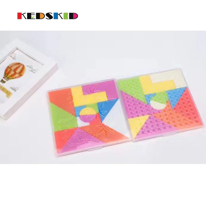 15 шт головоломки Дети умственного развития охраны окружающей среды пластиковые