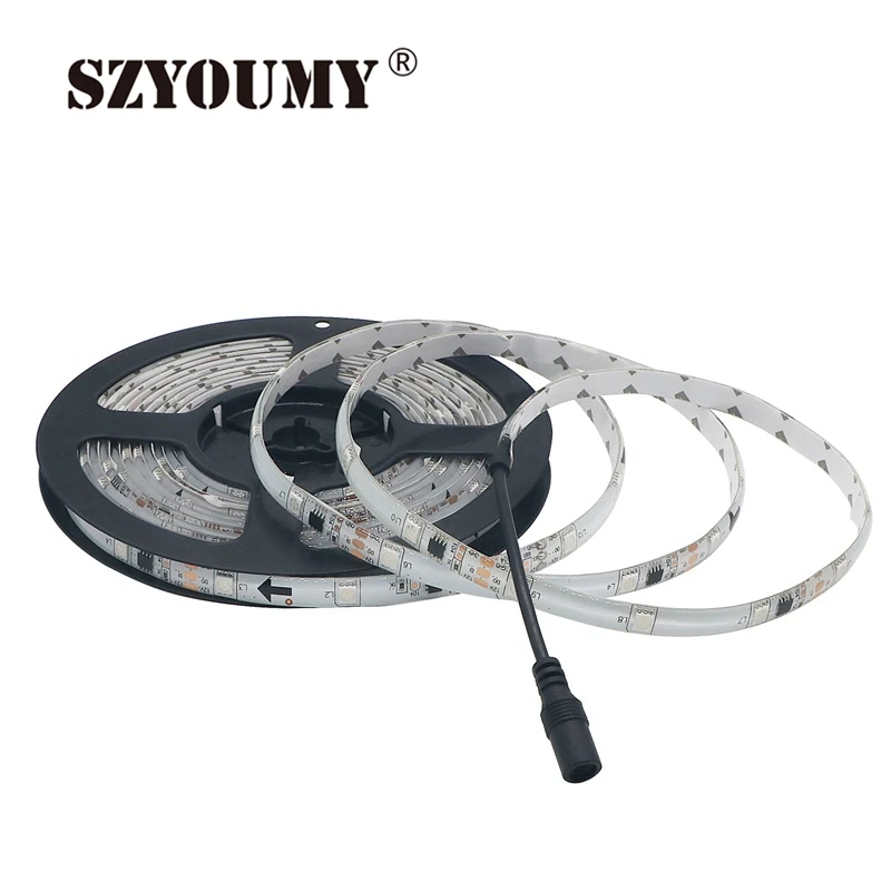 

SZYOUMY WS 2811 5050 LED Strip Home Indoor Decor Light Dream magic Color Ribbon Waterproof LED Tape 5m/roll DC12V 30leds/m