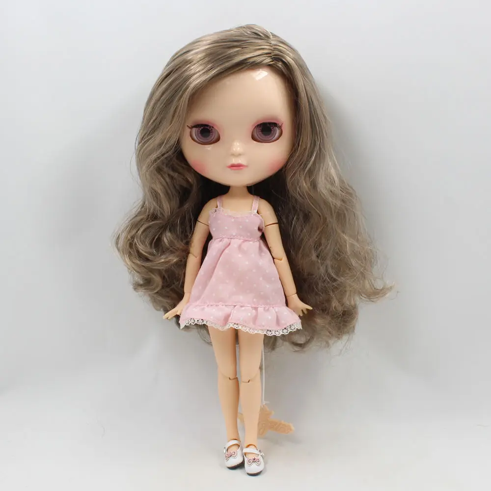 Blyth кукла ледяная licca тело 22409016 мода смешанные цвета вьющиеся волосы без челки