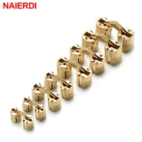 naierdi copper brass furniture hinges 8 18mm cylindrical hidden cabinet concealed invisible door hinges for hardware gift box