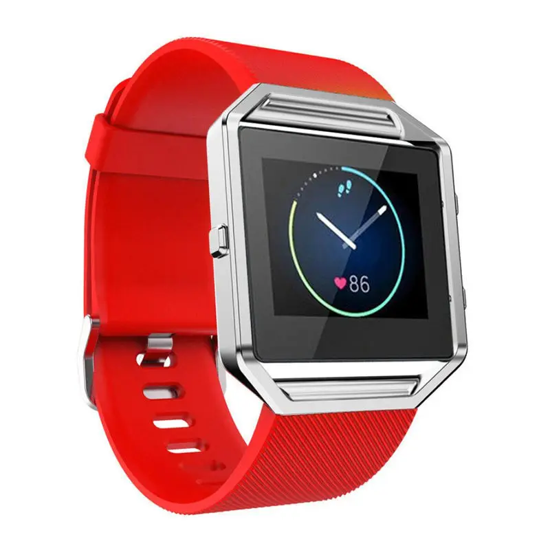 Дайвинг спортивные часы ремешок для fitbit blaze Силиконовый Браслет замена резины Браслет для fitbit blaze Смарт часы