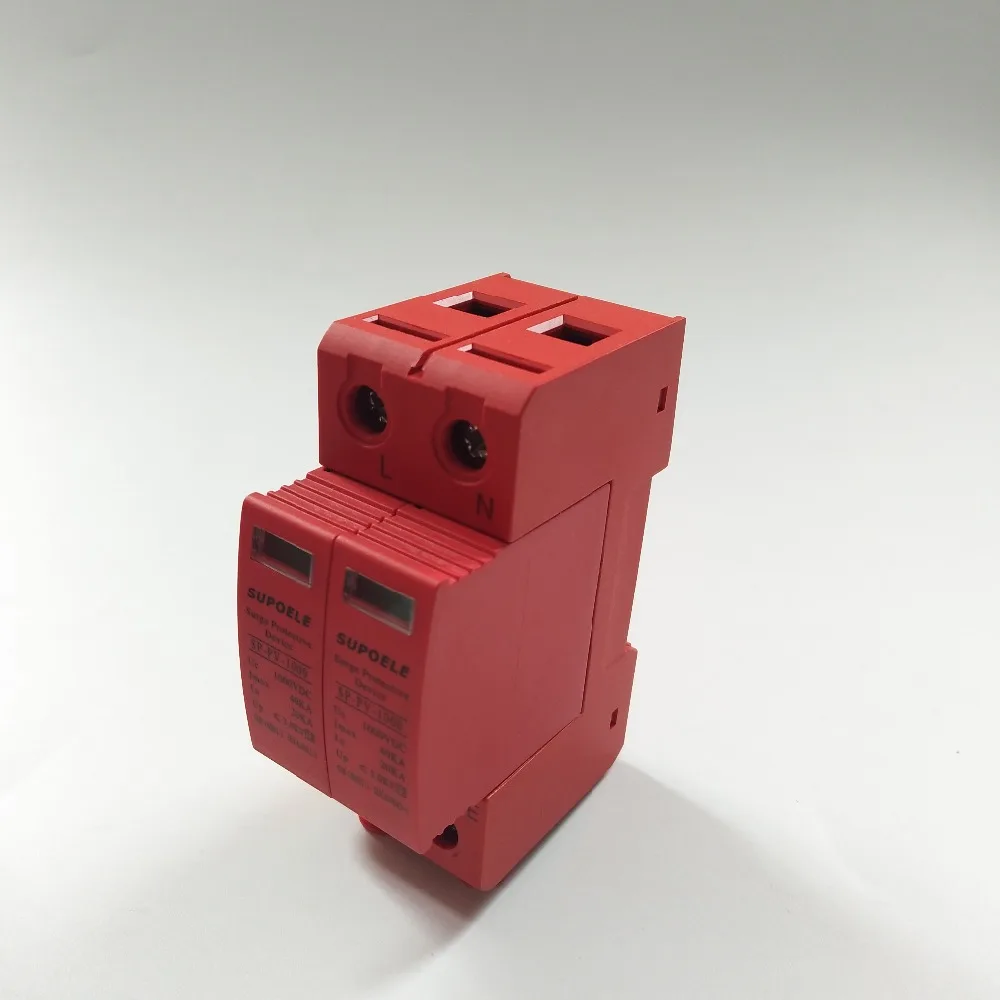 DC SPD 1000V 20KA 40KA House Защита от перенапряжения 2P 3P PV защитное Низковольтное