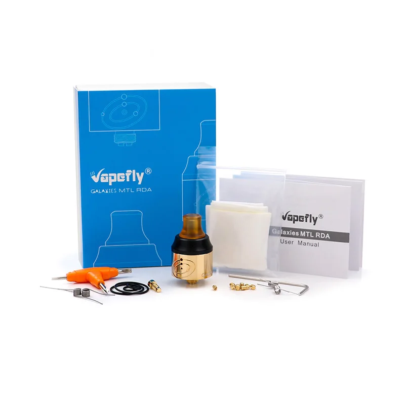Новое поступление Vapefly Galaxy MTL RDA 22 мм электронная сигарета атомайзер 510 нить