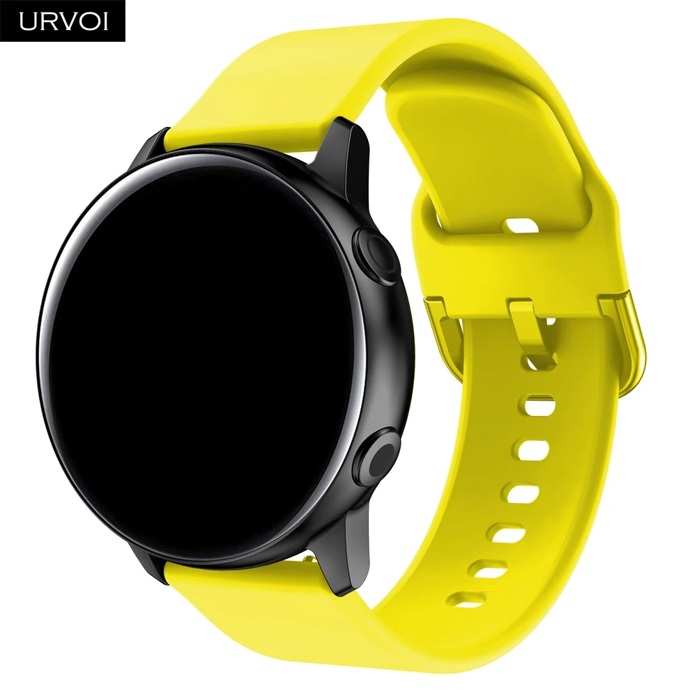 URVOI ремешок для Galaxy Watch Active 42 мм спортивный силиконовый ремешок Официальный Дизайн быстроразъемные контакты мягкая удобная замена