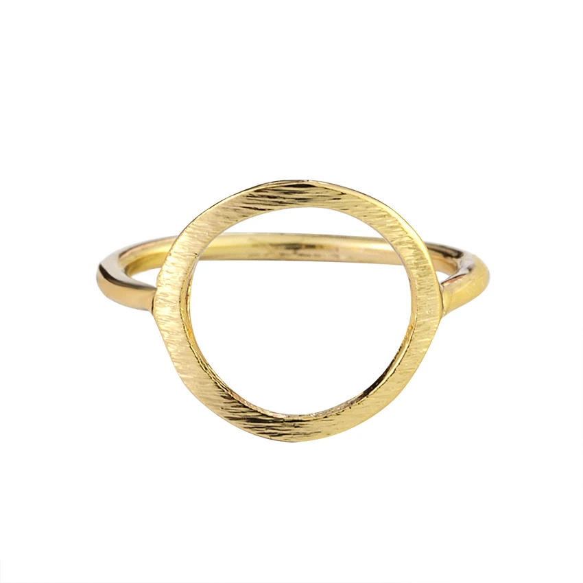 2pcs Simple Geometric Karma Round And Triangle Rings For Women Fashion Jewelry Rose Gold Ring Set Sister Gifts Anillos Mujer bff | Украшения