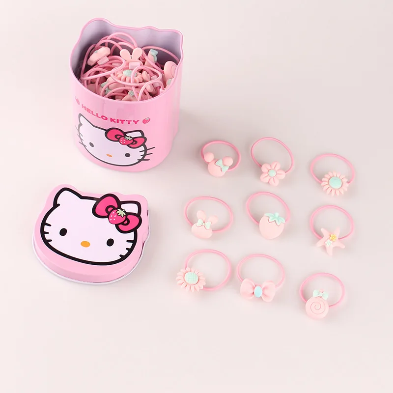 SLKMSWMDJ New Cute Children's Rubber Hair Accessories Baby Sun Flower Band Girls Set 40pcs | Детская одежда и обувь