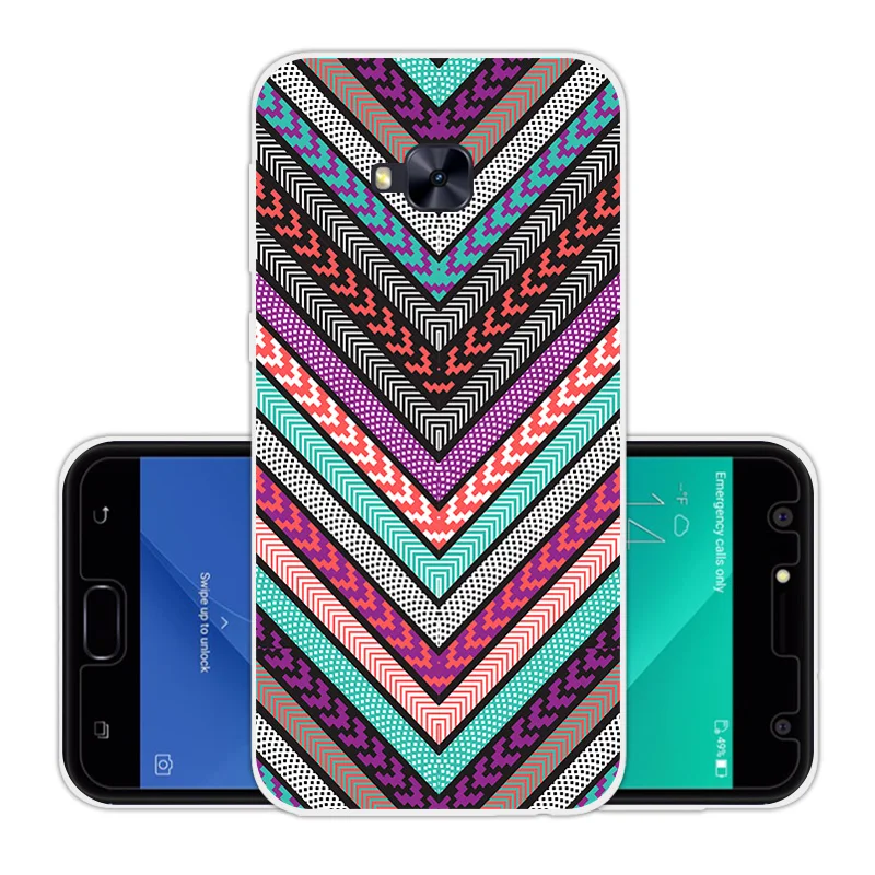Для Asus Zenfone 4 Selfie ZD553KL Силиконовые ТПУ чехлы для телефонов DIY роскошные Fundas