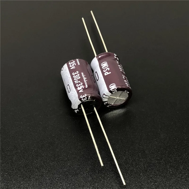 5 шт./50 шт. 330 МКФ 35 в NICHICON PS серия 10x16 мм низкое сопротивление 35v330мкф алюминиевый