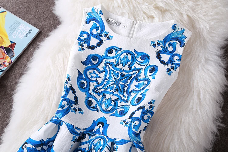 Женское Короткое облегающее платье трапеция без рукавов элегантное жаккардовое