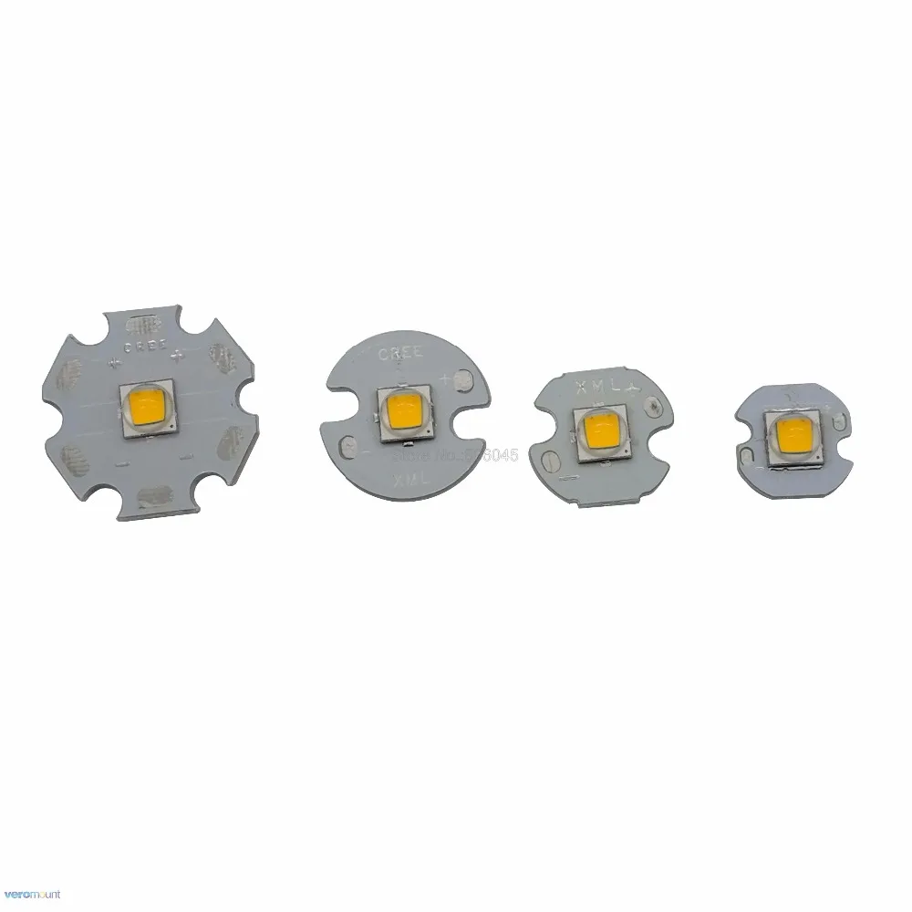 2x CREE XML2 XM-L2 T6 холодный белый 6500 к нейтральный белый 4500 к теплый белый 3000 К высокая мощность светодиодный излучатель 16 мм 20 мм белый или черный PCB