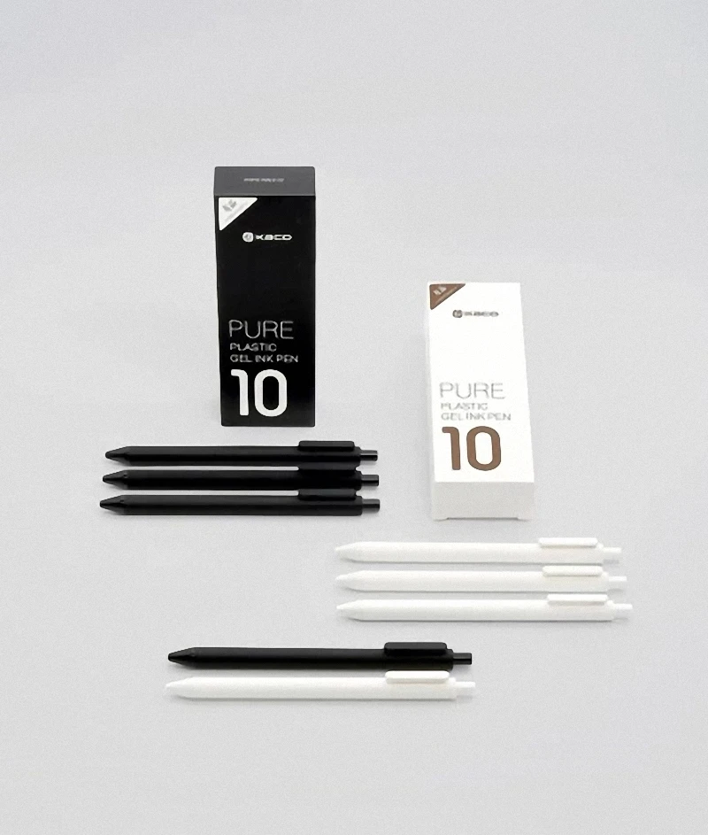 Original Xiaomi Mijia KACO 0.5mm Xiomi Mi Signing Pen Gal Ink Smooth Writing Durable Black Refill 10Pcs/Lot | Электроника