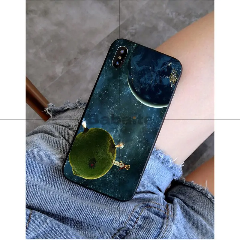 A5 Babaite Маленький принц и лиса умный черный мягкий чехол для телефона для Apple iPhone 8 7 6 6S Plus X XS MAX 5 5S SE XR чехол - Цвет: A5