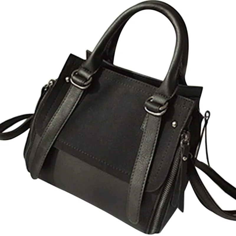 1 шт. женская сумка через плечо из искусственной кожи вместительная винтажная для