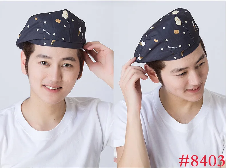 2017 Распродажа Новая саржевая Мужская хлопчатобумажная форма шеф-повара кепка