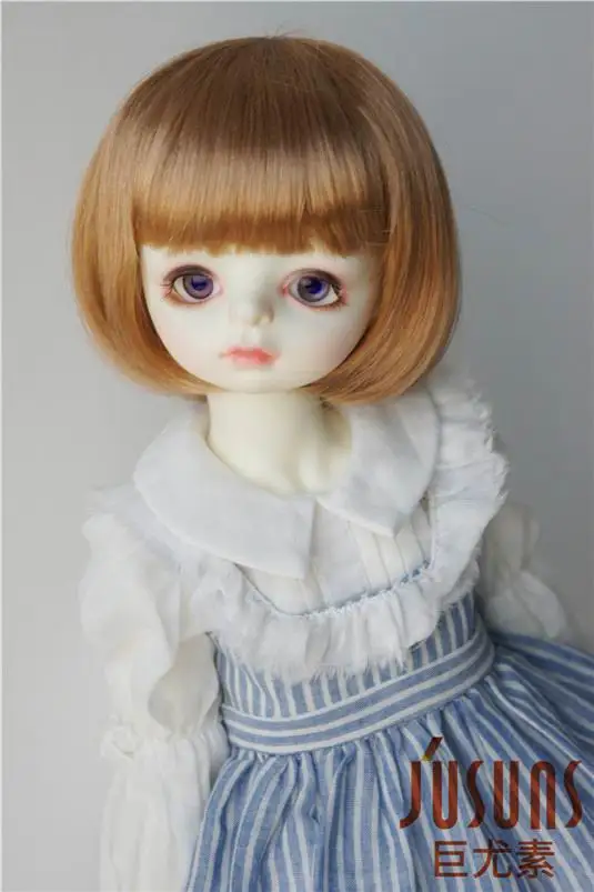 9-10inchGolden blond JD256 1/3 Мода bjd синтетический мохер кукольные парики Размер 8-9 дюймов 9-10 дюймов красивые волосы BJD - Цвет: 9-10inchGolden blond