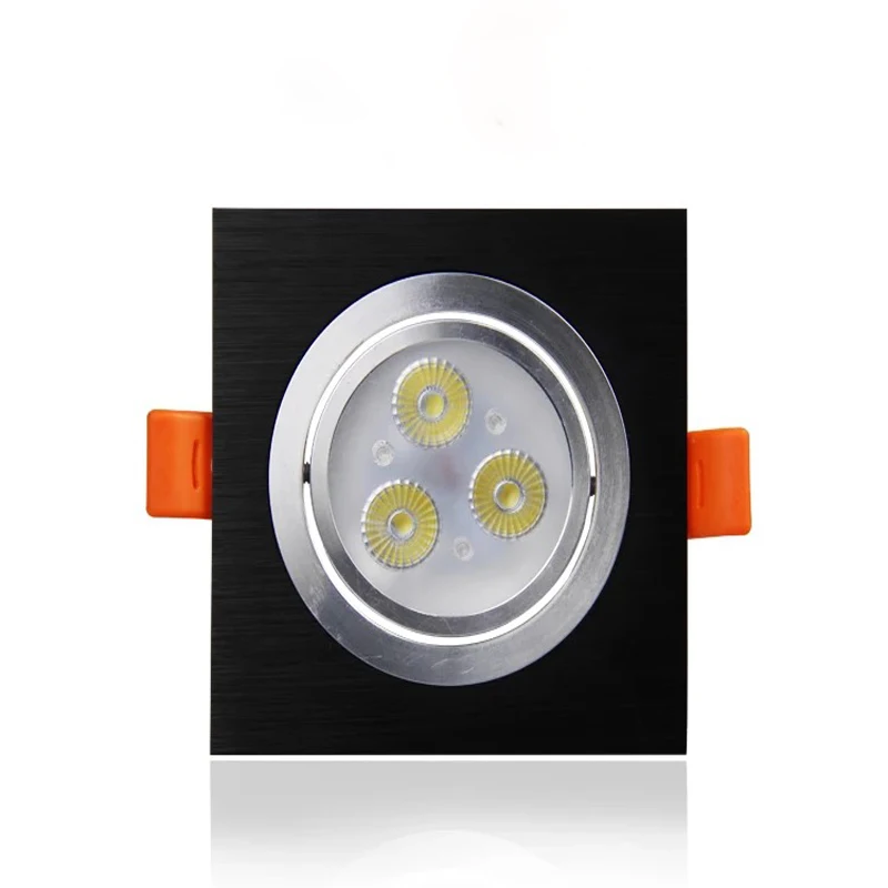 Светодиодный светильник SMD5050 с регулируемой яркостью, потолочный светодиодный светильник 9 Вт 12 Вт, Потолочный встраиваемый Светильник 220 В 110 В, светодиодная лампа для спальни, кухни