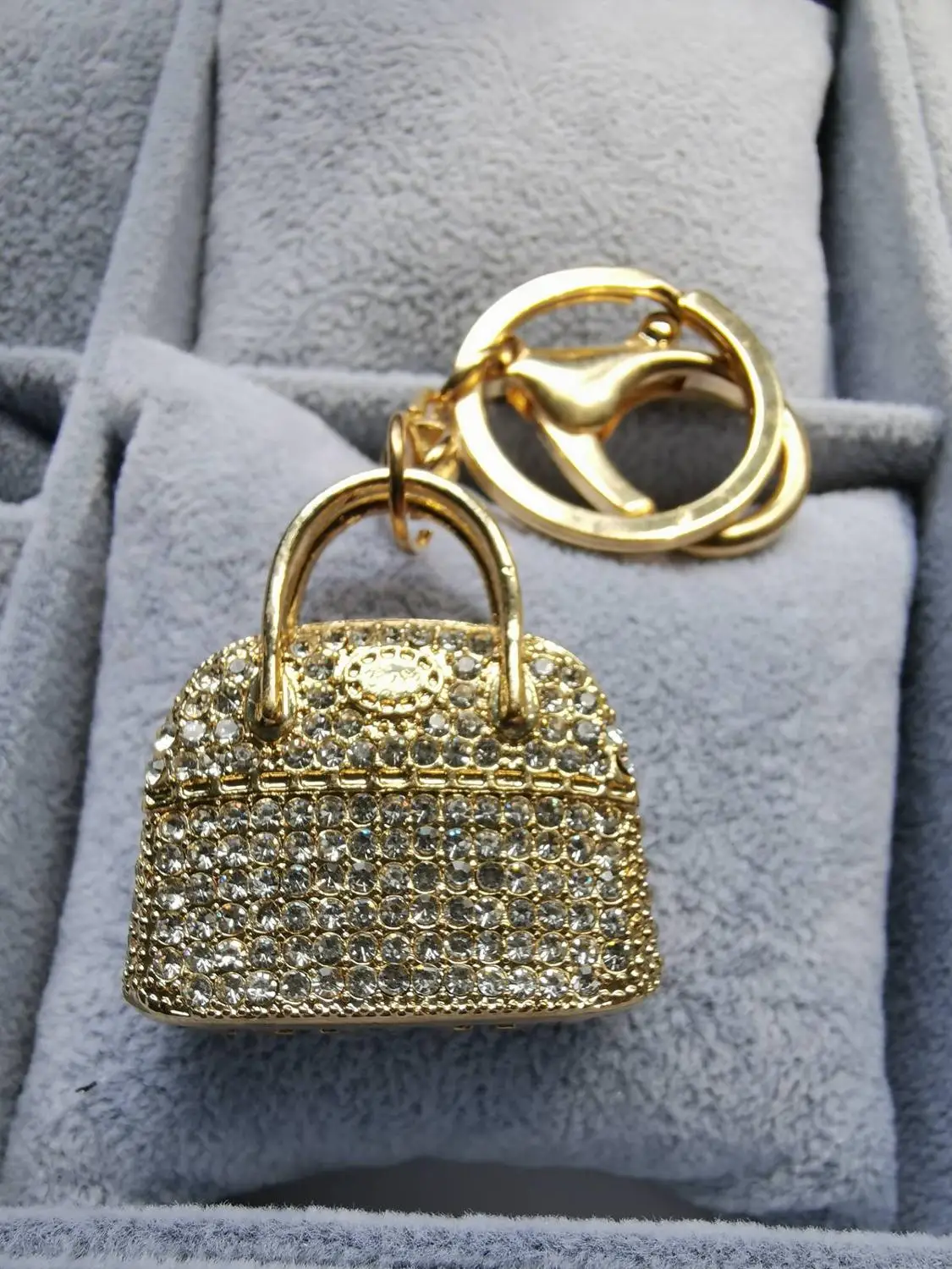 4 шт./лот кошельки из цинкового сплава сумочка брелок сделай сам украшение для