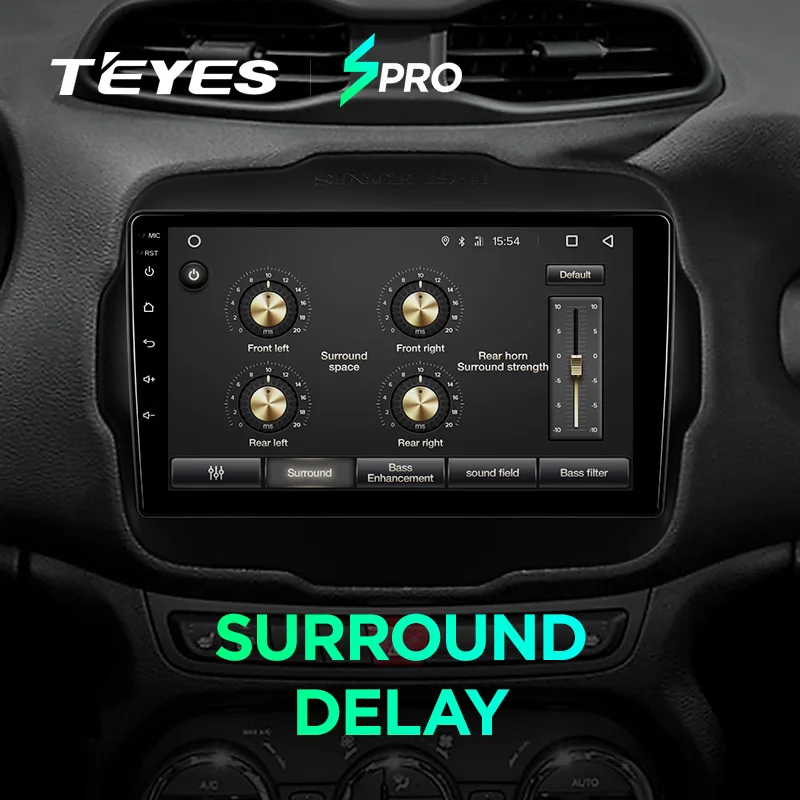 TEYES SPRO Штатная магнитола для Джип Renegade 1 Jeep Renegade Android 8.1, до 8-ЯДЕР, до 4+ 64ГБ 32EQ+ DSP 2DIN автомагнитола 2 DIN DVD GPS мультимедиа автомобиля головное устройство