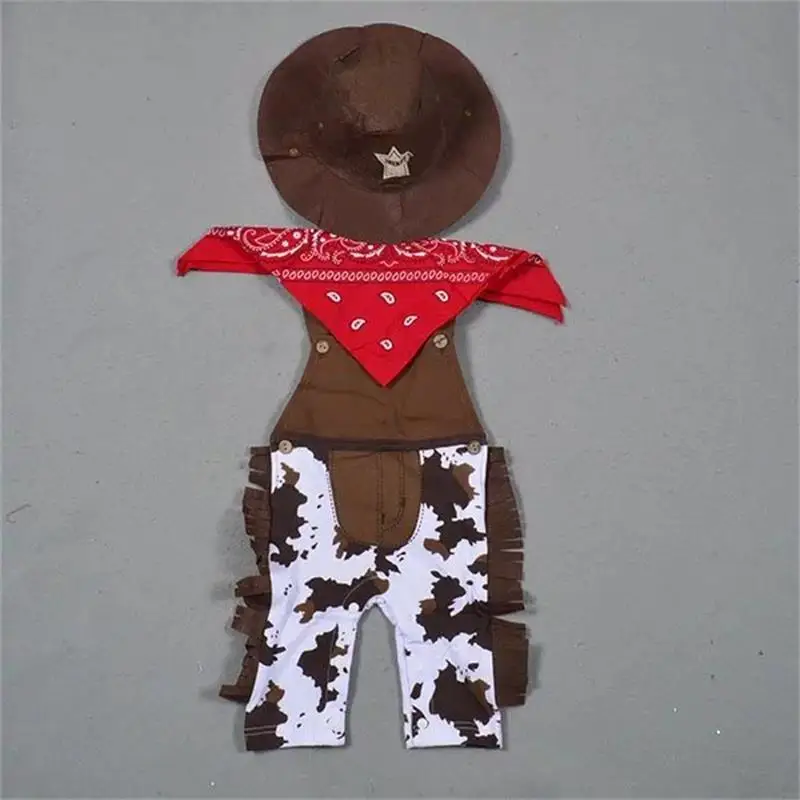 Детский костюм-комбинезон в ковбойском стиле комплект одежды для маленьких