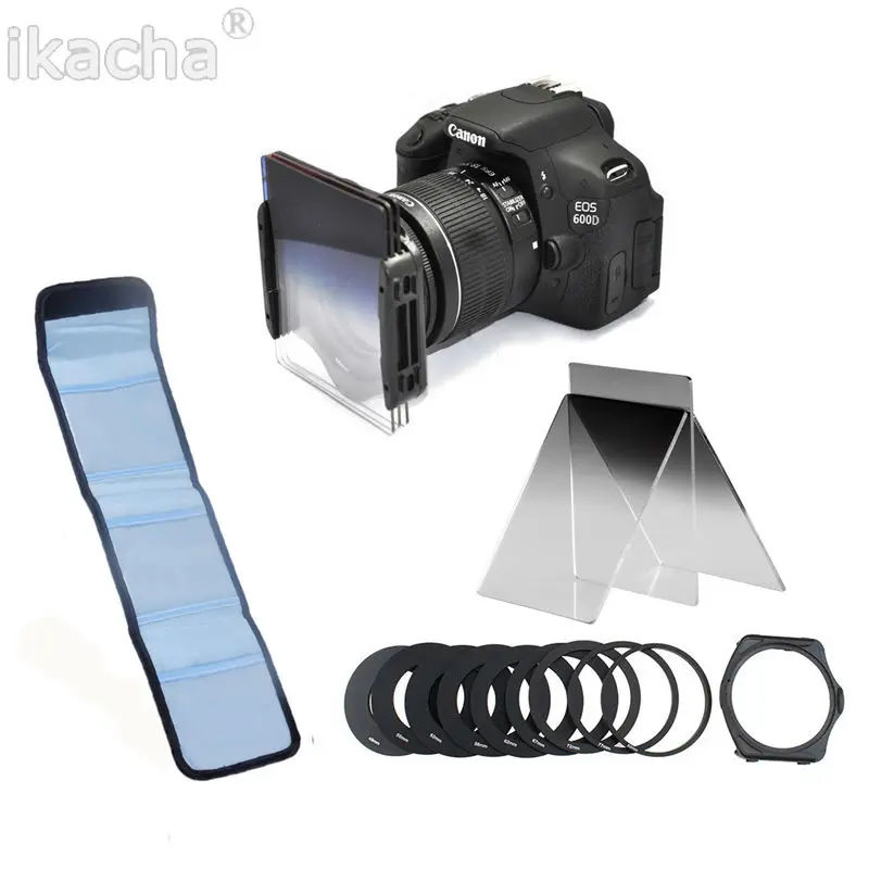 Универсальный Набор фильтров Cokin 3 шт. Градуированный фильтр серии P ND2 ND4 ND8 +