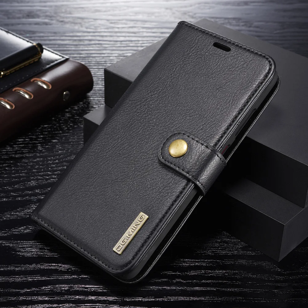 Black Кожаный чехол в стиле ретро для huawei P20 Pro P30 Lite mate 20 mate 20 30 Pro P smart с отделением для карт, чехол-бумажник с магнитной застежкой - Цвет: Black