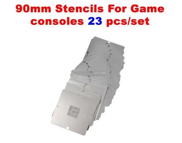 23 шт. BGA 90x90 мм трафареты игровой консоли для PS3 Xbox 360 wii