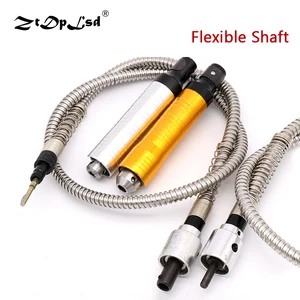 46 мм аксессуары для гибкого вала из нержавеющей стали Ручка 0,2-6,5 мм угловой шлифовальный инструмент для электрической дрели Dremel вращающиеся инструменты