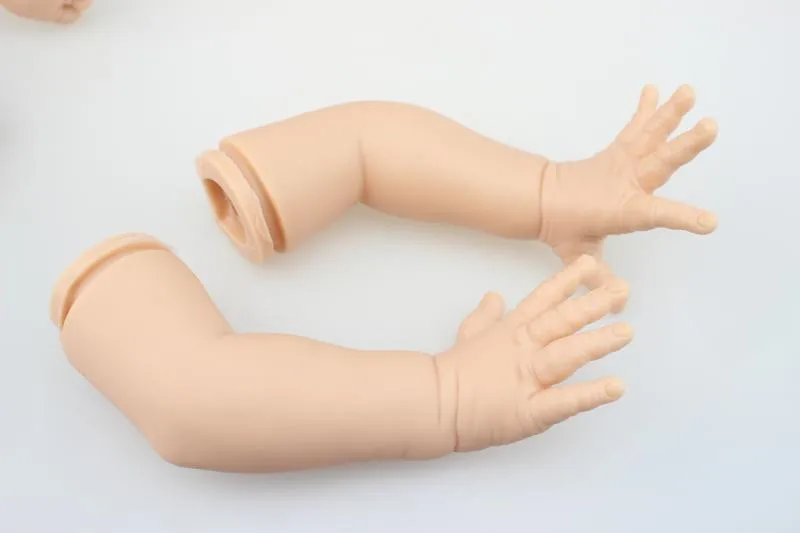 Instock 60 см около 24 дюймов DIY Reborn Baby Комплект для малышей изготовлен из безопасного силикона винил горячие детские игрушки милые Reborn Bonecas наборы