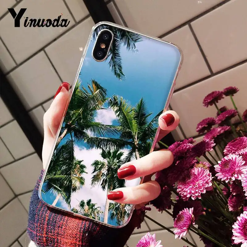 Чехол Yinuoda для телефона с изображением летних пляжей мягкий чехол iPhone5 5S 6 7 7plus 8 8Plus