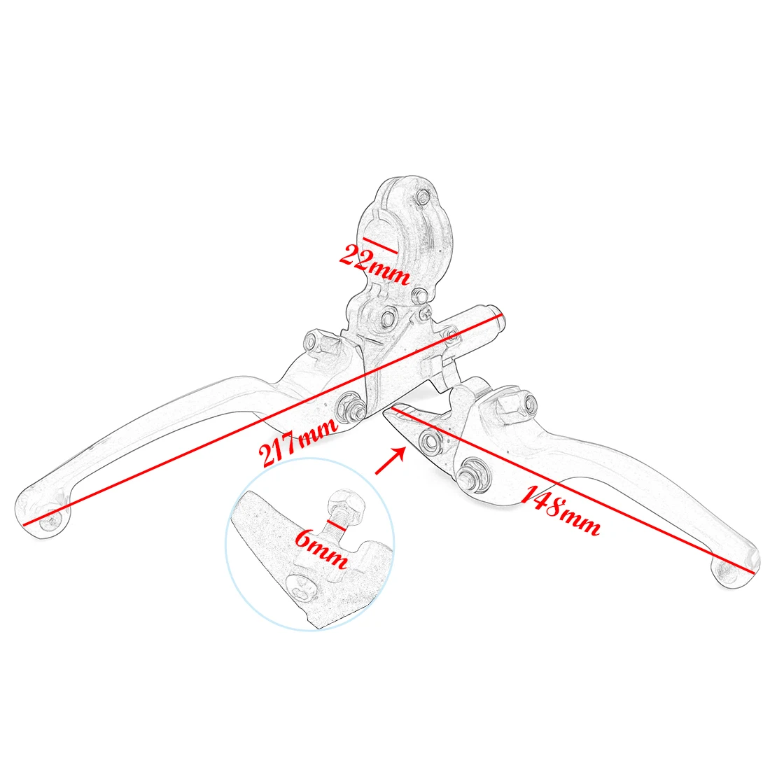 

7/8" Alloy CNC Clutch Brake Lever For 50cc-150cc Dirt Bike CRF XR