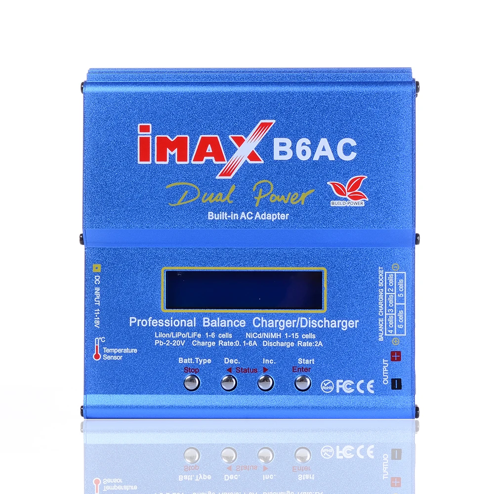 80 Вт IMAX B6AC RC Баланс Батарея Зарядное устройство B6 AC Nimh Nicd литиевых баланс Dis с