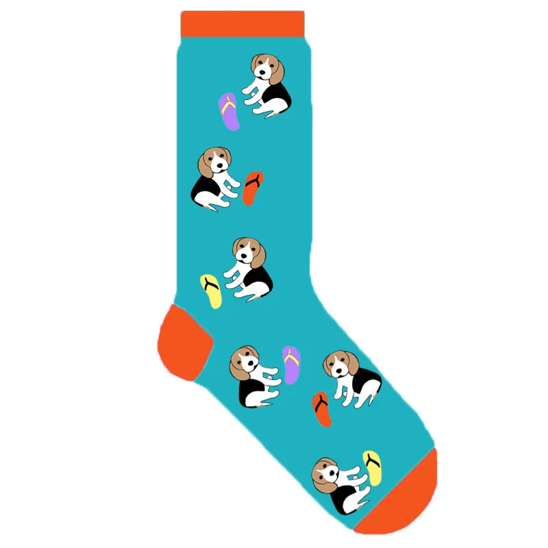 ORIGINAL BEAGLE SOX Оригинальные женские носки beagle подарок унисекс собака порода подарок 50 пар/лот - Цвет: ORIGINAL BEAGLE SOX