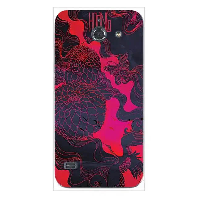 Чехол для телефона huawei Ascend Y550 Y 550 L01 Y550-L01 корпус телефона с рисунком окрашенный мягкий чехол в виде цветка для huawei Ascend Y550 - Цвет: L126