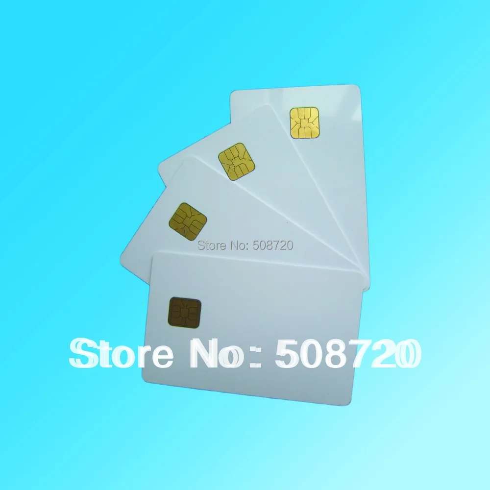 10шт ISO 7816 ATMEL 24C64 ПВХ контакт смарт IC карты бесплатная доставка|card reader usb 2.0|card stockcard