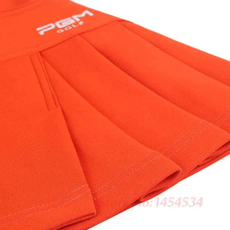 Отправка ремнем! Женская короткая юбка PGM летняя одежда шорты для гольфа с