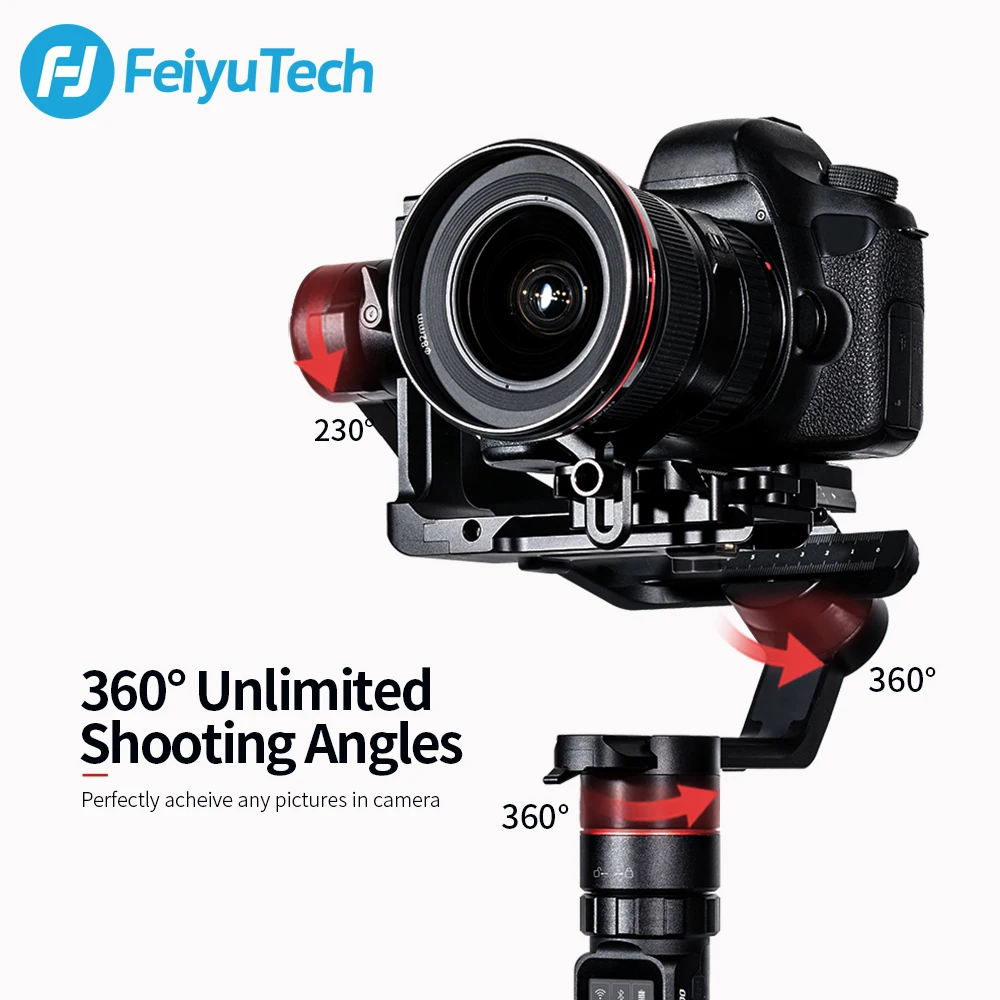 FeiyuTech AK4000 карданный комплект 3 осевой Стабилизатор камеры с контролем фокуса для