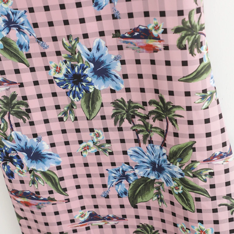 Новинка 2019 женское Цветочное платье весенне-летние женские тонкие пятнистые