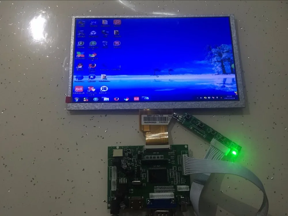Новый 9-дюймовый ЖК-дисплей TFT монитор AT090TN10 с HDMI VGA AV входная плата водителя