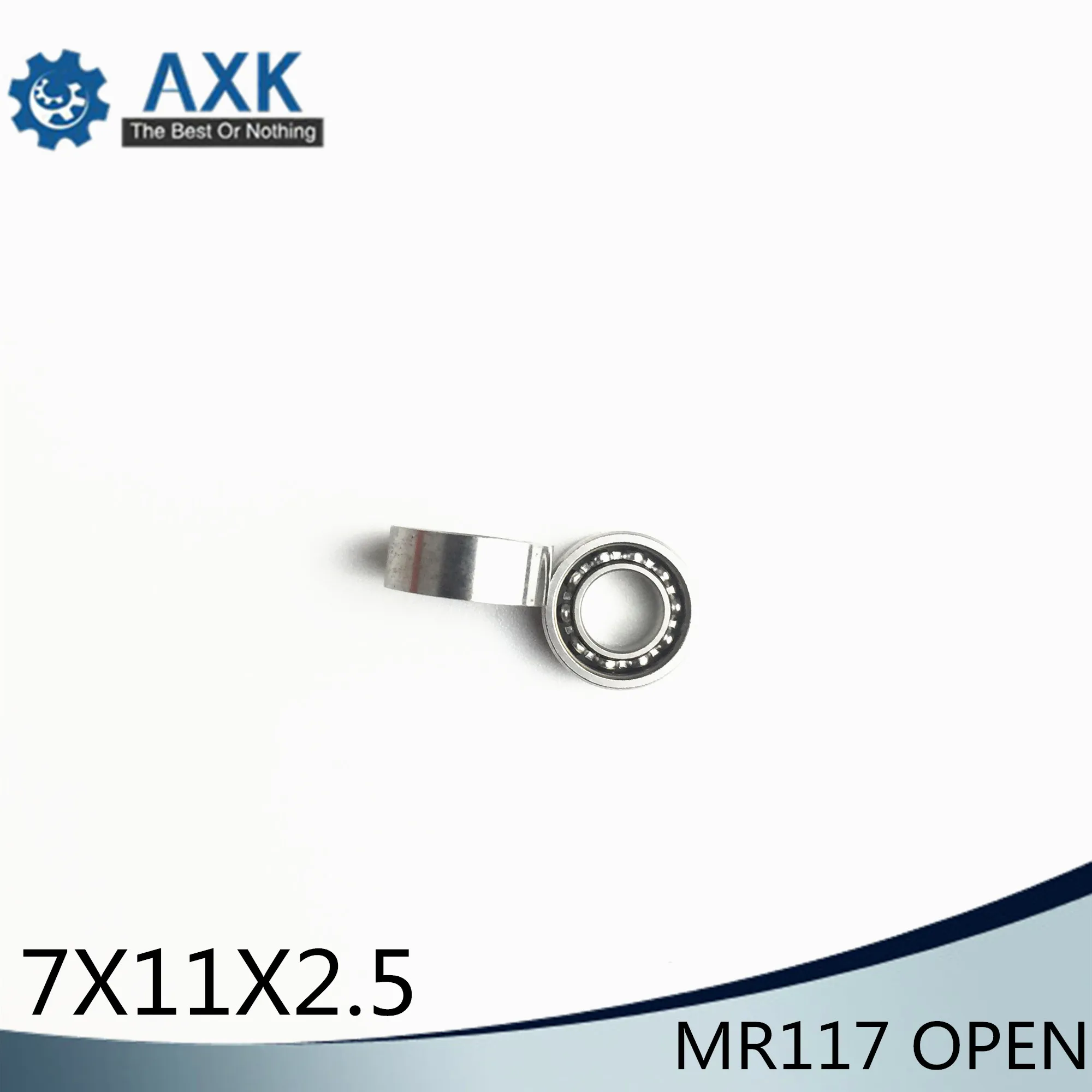 MR117 подшипник ABEC 1 (10 шт.) 7*11*2 5 мм миниатюрный открыть упорные шариковые подшипники