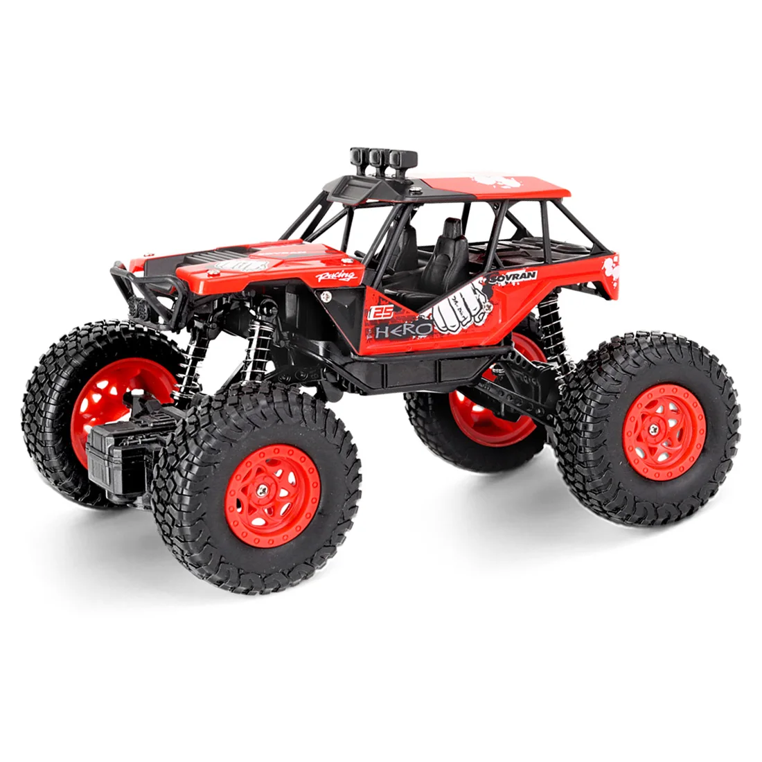 1:20 2,4G 8 км/ч RC Внедорожник RC скалолазание автомобиль пульт дистанционного управления игрушка для детей-красный - Цвет: 1