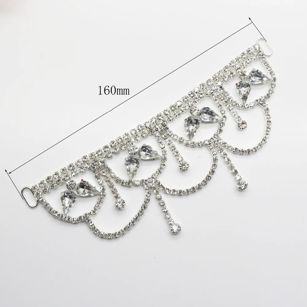 1 шт. медная цепочка с пряжкой 6 см|bikini connectors|rhinestone bikini connectorsbikini rhinestone connector |